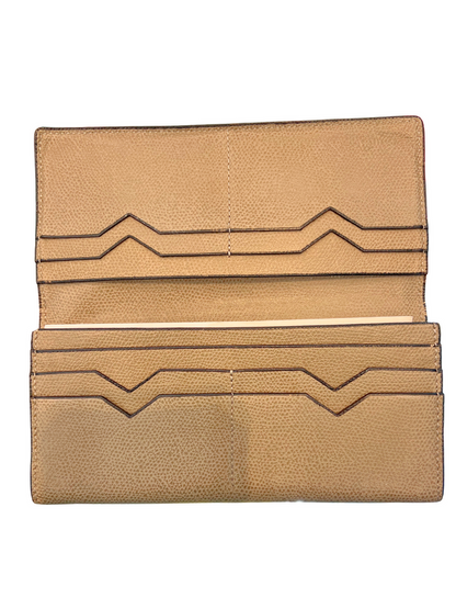 Valextra Leather Long Wallet