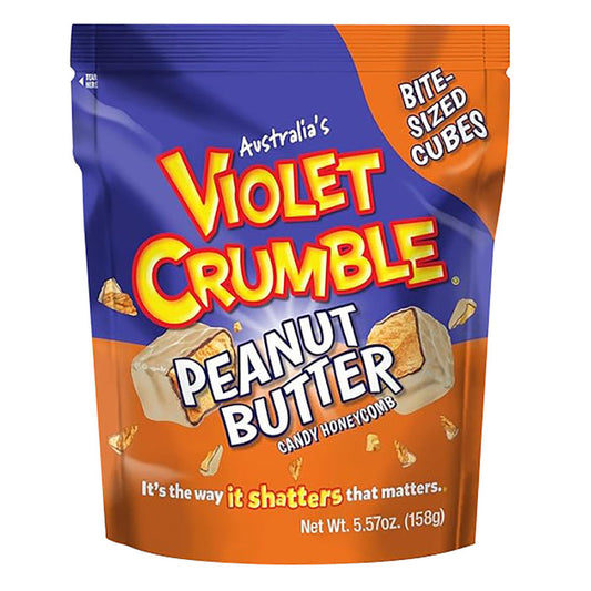 Violet Crumble Bite Size Peanut Butter Candy - 8 Count