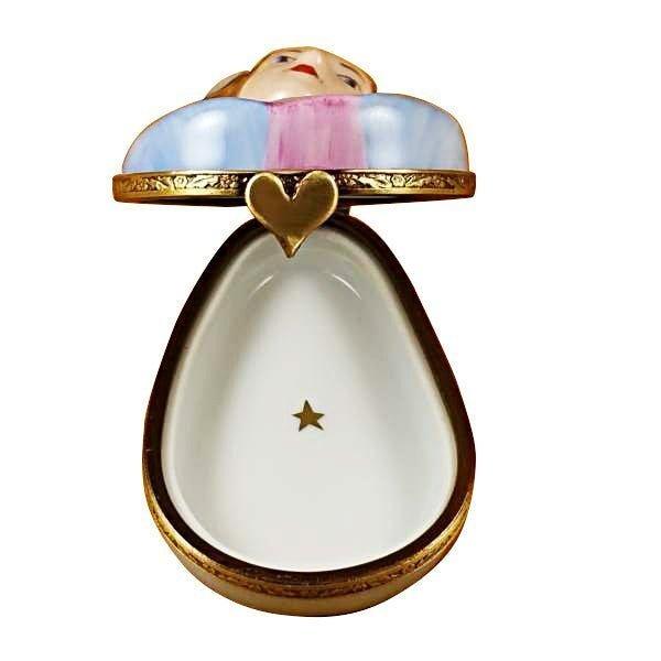 Virgin Mary Porcelain Limoges Religion French Trinket Box
