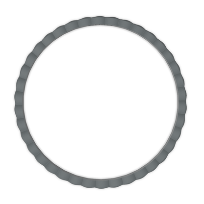 Weave Stackable Silicone Bracelet - Slate