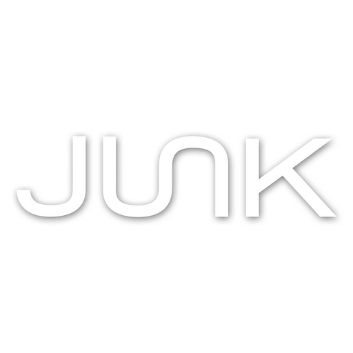 White JUNK Decal - View 1