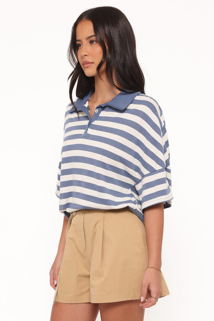 Petal and Pup USA BOTTOMS Winona Pleated Front Tailored Long Short - Taupe