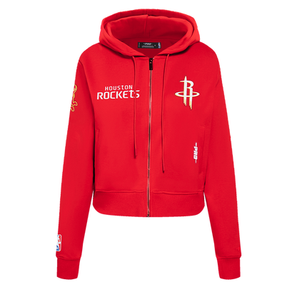 Women's Houston Rockets Pro Standard Full Zip Hoodie (Red)