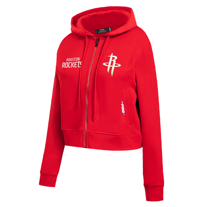 Women's Houston Rockets Pro Standard Full Zip Hoodie (Red)