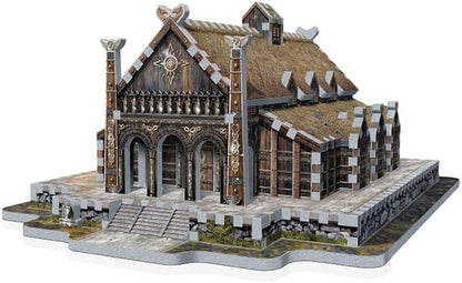 WREBBIT 3D: The Lord of the Rings: Golden Hall Edoras: 445 Piece 3D Puzzle
