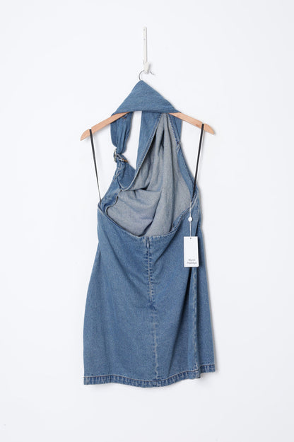 Wynn Hamlyn Womens Blue Dress Size UK 14