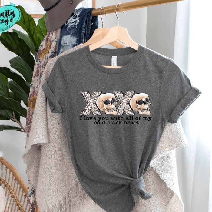 XOXO I Love You With All MY Dead Heart Valentines-Tee