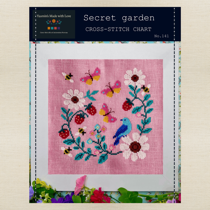 Yasmin's Made with Love - Secret Garden - Chart IH and/or Roxy Floss Conversion