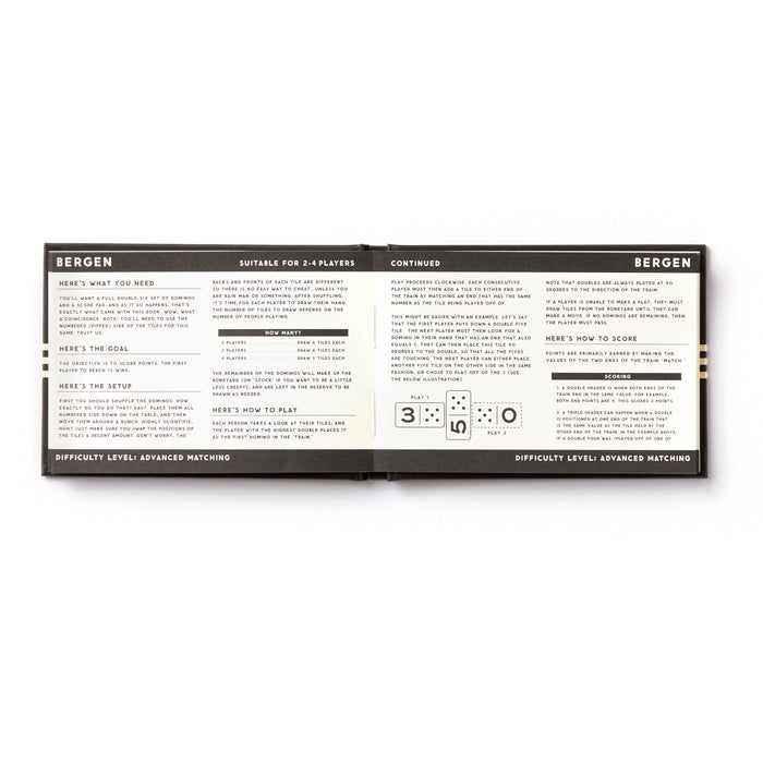You Domino It! Domino Game Set Brass Monkey