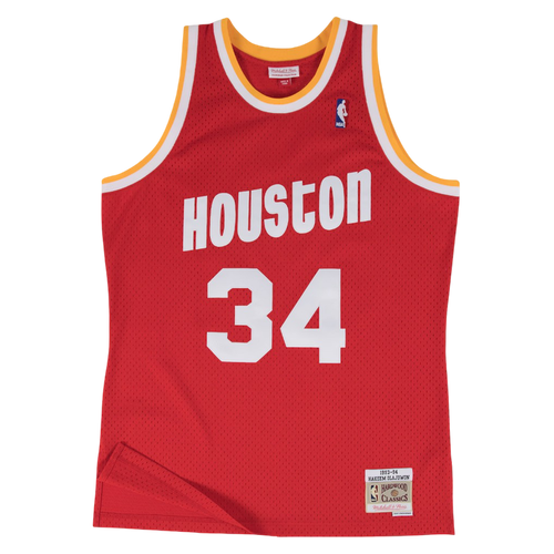 Youth Houston Rockets Mitchell & Ness HWC Hakeem Olajuwon Swingman Jersey