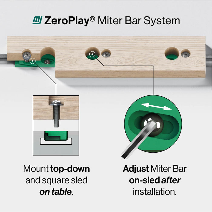 ZEROPLAY 360 Sled Kit with FREE 2" Dovetail Hardware (12 Pack)